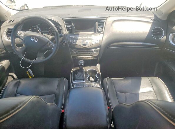 5N1DL0MM9JC527049 2018 INFINITI QX60 White Widok deski rozdzielczej