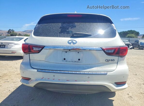 5N1DL0MM9JC527049 2018 INFINITI QX60 White Widok z tyłu