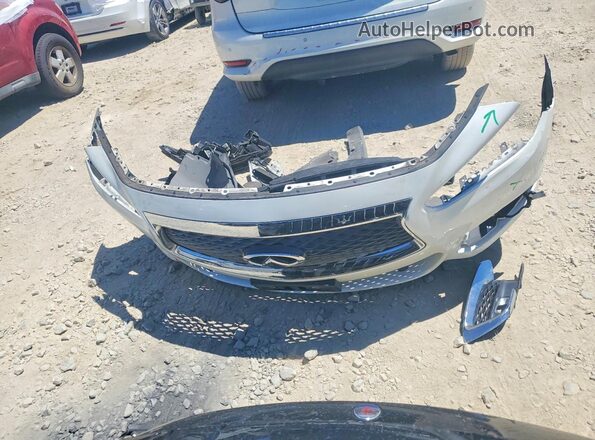 5N1DL0MM9JC527049 2018 INFINITI QX60 White Widok naklejki z numerem VIN