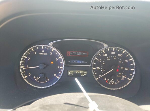 5N1DL0MM9JC527049 2018 INFINITI QX60 White Widok zestawu wskaźników