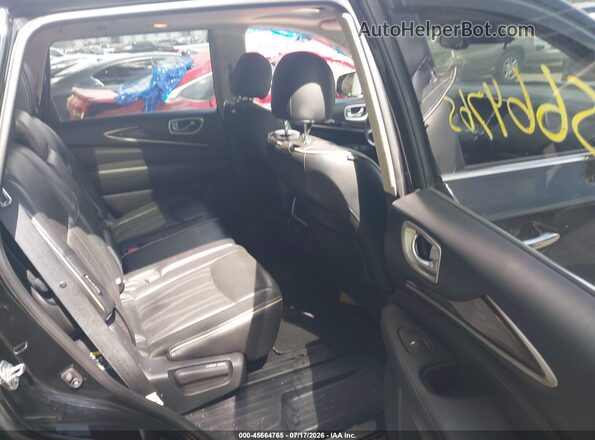 5N1DL0MM9KC519857 2019 INFINITI QX60 Black Widok naklejki z numerem VIN