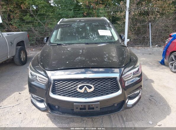 5N1DL0MM9KC519857 2019 INFINITI QX60 Black Widok z przodu