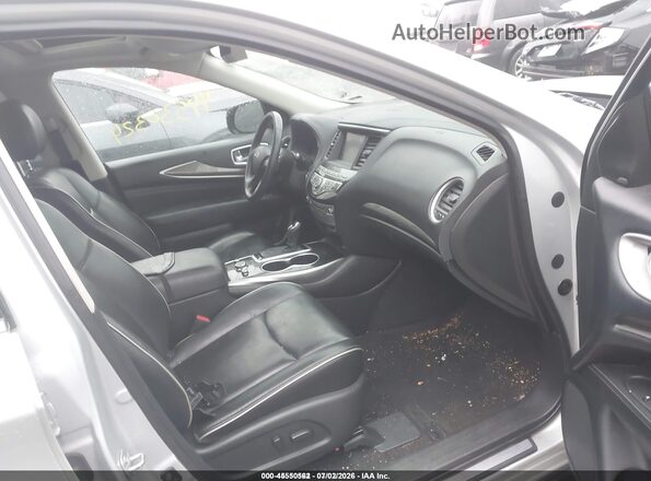5N1DL0MM9KC520443 2019 INFINITI QX60 Silver Vista interior delantera