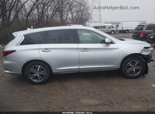5N1DL0MM9KC520443 2019 INFINITI QX60 Silver Vista interior trasera