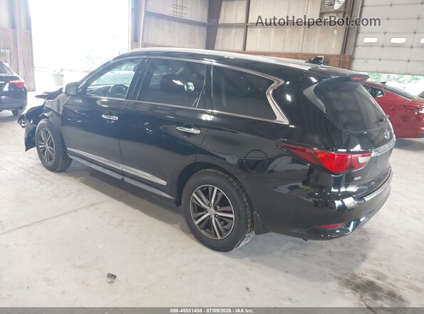 5N1DL0MM9KC525402 2019 INFINITI QX60 Black Հետևի ձախ