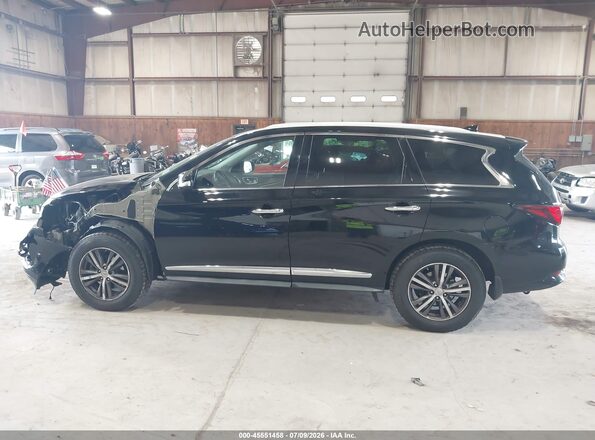 5N1DL0MM9KC525402 2019 INFINITI QX60 Black Սալոնի 360 աստիճան տեսք
