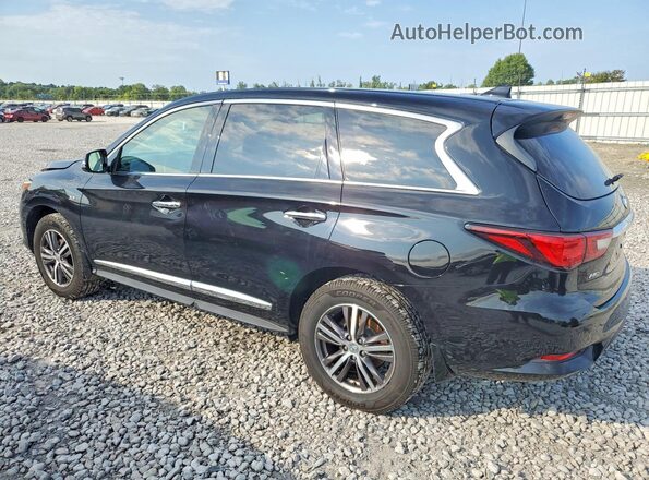 5N1DL0MM9KC534973 2019 INFINITI QX60 Black Հետևի ձախ
