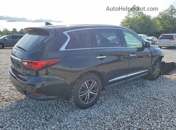 5N1DL0MM9KC534973 2019 INFINITI QX60 Black Հետևի աջ