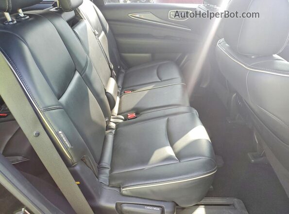 5N1DL0MM9KC534973 2019 INFINITI QX60 Black Սալոնի հետևի տեսք