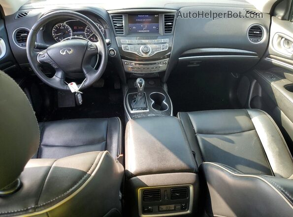 5N1DL0MM9KC534973 2019 INFINITI QX60 Black Առջևի վահանակի տեսք