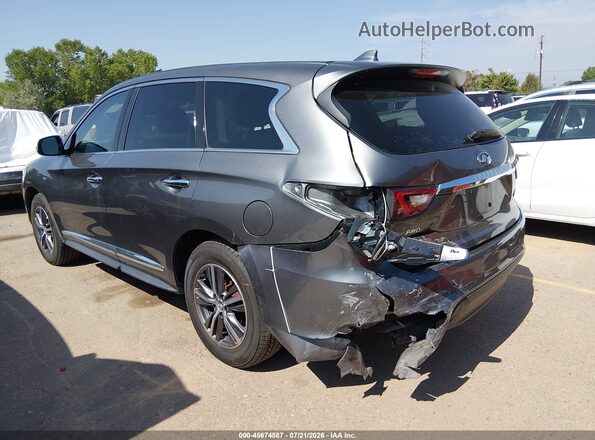 5N1DL0MM9KC556147 2019 INFINITI QX60 Gray Rear left