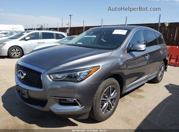 5N1DL0MM9KC556147 2019 INFINITI QX60 Gray Front left