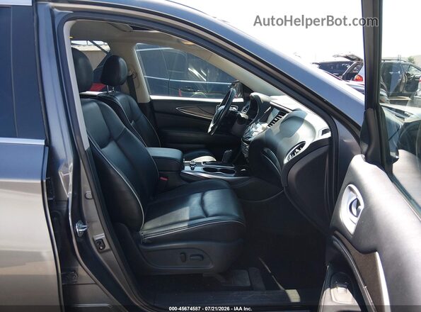 5N1DL0MM9KC556147 2019 INFINITI QX60 Gray Front interior view