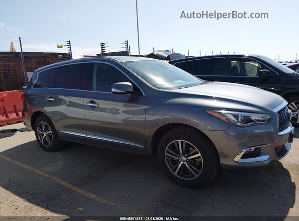 5N1DL0MM9KC556147 2019 INFINITI QX60 Gray Rear interior view