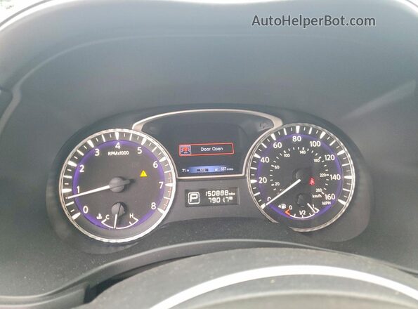 5N1DL0MM9KC563955 2019 INFINITI QX60 White Instrument cluster view