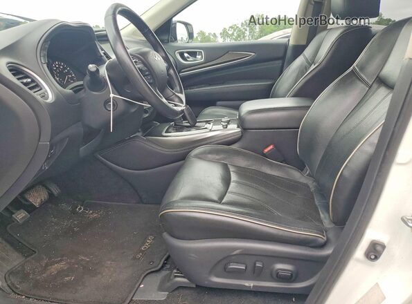 5N1DL0MM9KC563955 2019 INFINITI QX60 White Front interior view