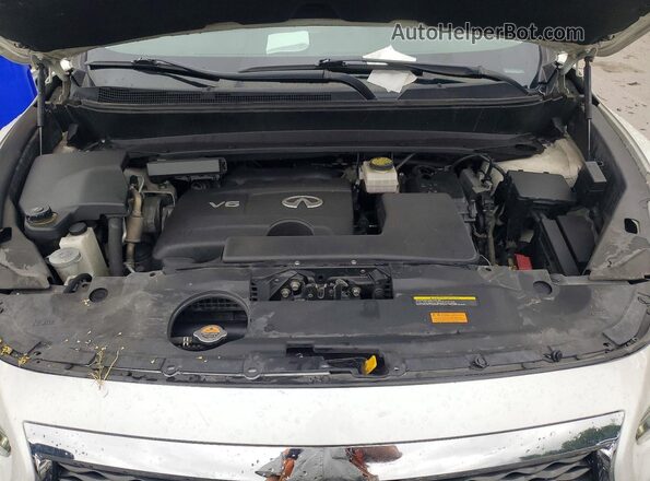 5N1DL0MM9KC563955 2019 INFINITI QX60 White Engine compartment view