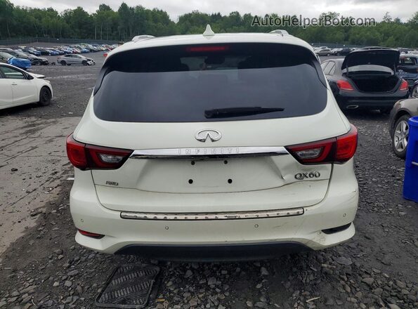 5N1DL0MM9KC563955 2019 INFINITI QX60 White Rear view