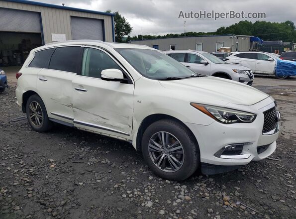 5N1DL0MM9KC563955 2019 INFINITI QX60 White Front right