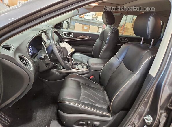 5N1DL0MM9LC506446 2020 INFINITI QX60 Gray Widok wnętrza z przodu