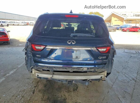 5N1DL0MM9LC508665 2020 INFINITI QX60 Blue უკანა ხედი