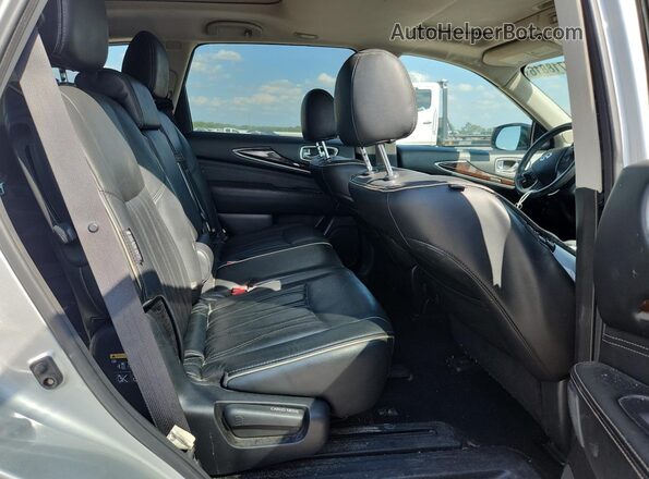 5N1DL0MM9LC509105 2020 INFINITI QX60 Silver უკანა სალონის ხედი
