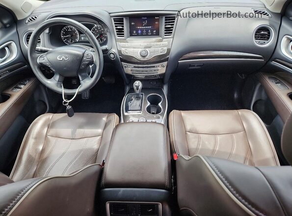 5N1DL0MM9LC516281 2020 INFINITI QX60 Black Dashboard view