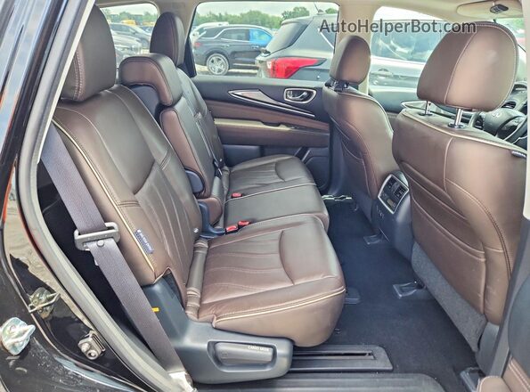 5N1DL0MM9LC516281 2020 INFINITI QX60 Black Rear interior view