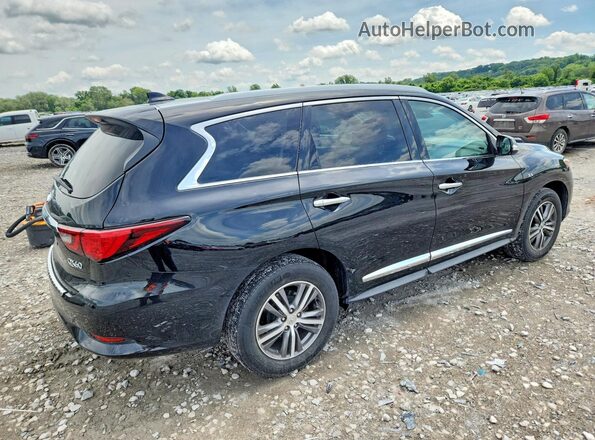 5N1DL0MM9LC516281 2020 INFINITI QX60 Black Rear right