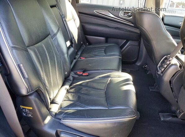 5N1DL0MM9LC517950 2020 INFINITI QX60 Black Հետևի նստատեղերի տեսք