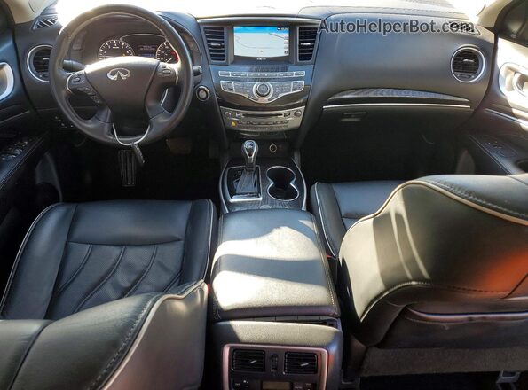 5N1DL0MM9LC517950 2020 INFINITI QX60 Black Առջևի վահանակի տեսք