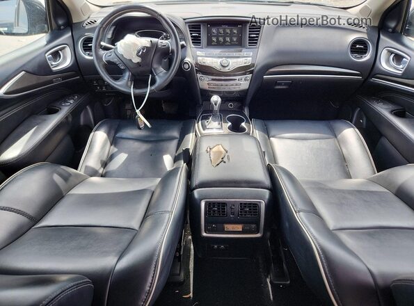 5N1DL0MM9LC535994 2020 INFINITI QX60 Gray Առջևի վահանակի տեսք