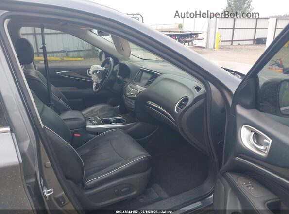 5N1DL0MMXHC508861 2017 INFINITI QX60 Silver წინა სალონის ხედი