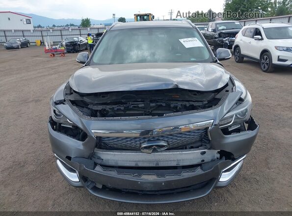 5N1DL0MMXHC508861 2017 INFINITI QX60 Silver უკანა სალონის ხედი