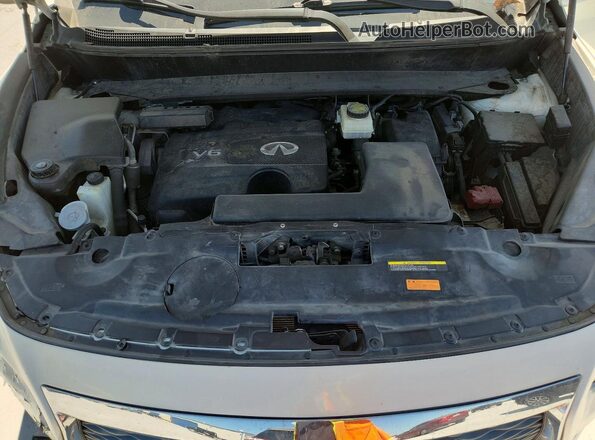 5N1DL0MMXHC511002 2017 INFINITI QX60 White ძრავის განყოფილების ხედი