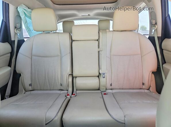 5N1DL0MMXHC511002 2017 INFINITI QX60 White უკანა სავარძლების ხედი