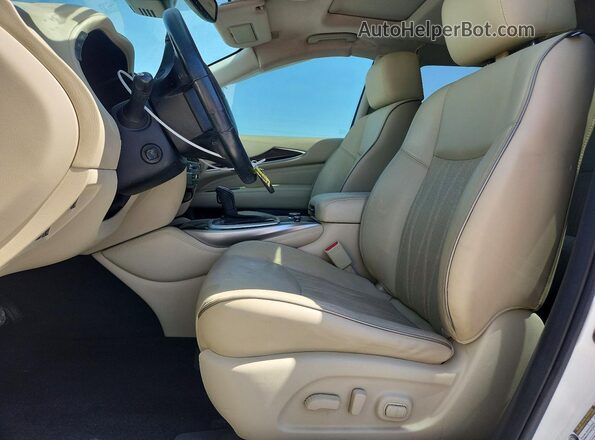 5N1DL0MMXHC511002 2017 INFINITI QX60 White წინა სალონის ხედი