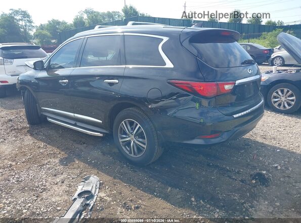 5N1DL0MMXHC513557 2017 INFINITI QX60 Black Հետևի ձախ