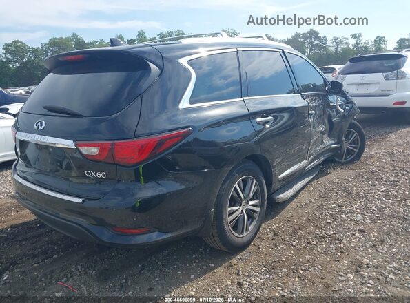 5N1DL0MMXHC513557 2017 INFINITI QX60 Black Հետևի աջ