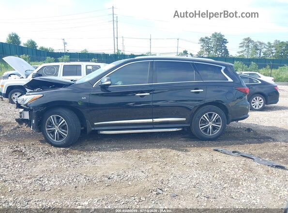 5N1DL0MMXHC513557 2017 INFINITI QX60 Black Սալոնի 360 աստիճան տեսք