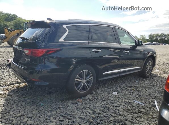 5N1DL0MMXHC520220 2017 INFINITI QX60 Black Հետևի աջ