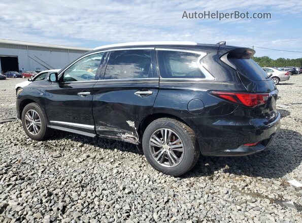 5N1DL0MMXHC520220 2017 INFINITI QX60 Black Հետևի ձախ