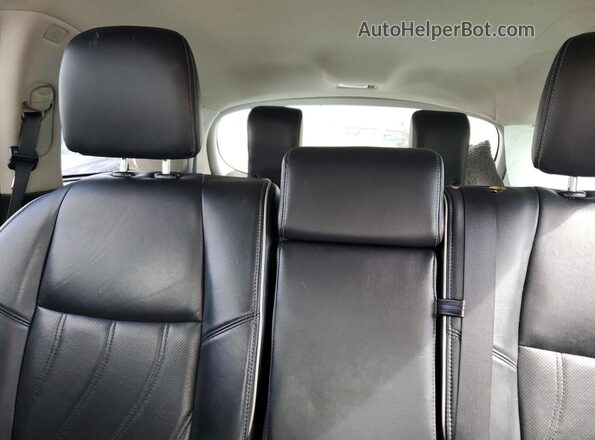 5N1DL0MMXHC520220 2017 INFINITI QX60 Black Հետևի նստատեղերի տեսք