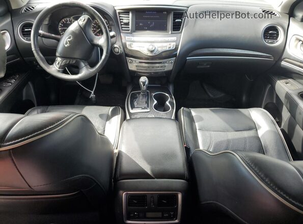 5N1DL0MMXHC520220 2017 INFINITI QX60 Black Առջևի վահանակի տեսք