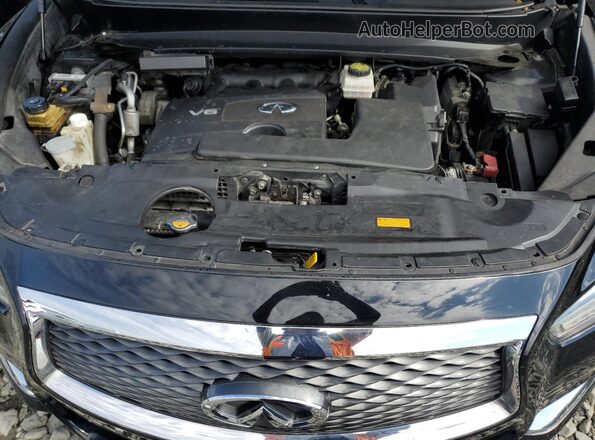 5N1DL0MMXHC520220 2017 INFINITI QX60 Black Շարժիչի բաժամունքի տեսք