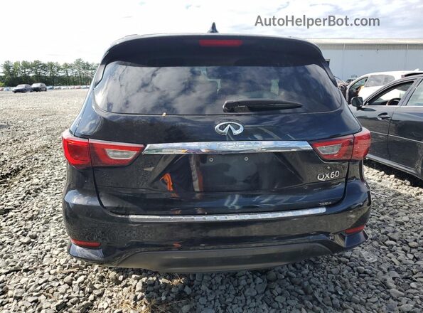 5N1DL0MMXHC520220 2017 INFINITI QX60 Black Հետևի տեսք