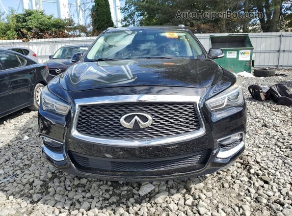 5N1DL0MMXHC520220 2017 INFINITI QX60 Black Դիմացի տեսք