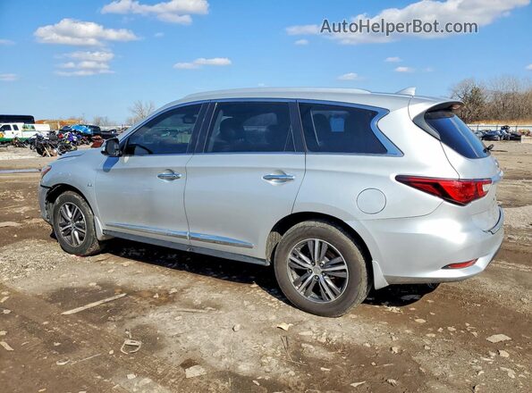 5N1DL0MMXHC521416 2017 INFINITI QX60 Silver Trasero izquierdo