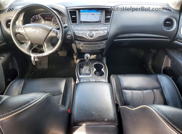 5N1DL0MMXHC521416 2017 INFINITI QX60 Silver Vista del salpicadero