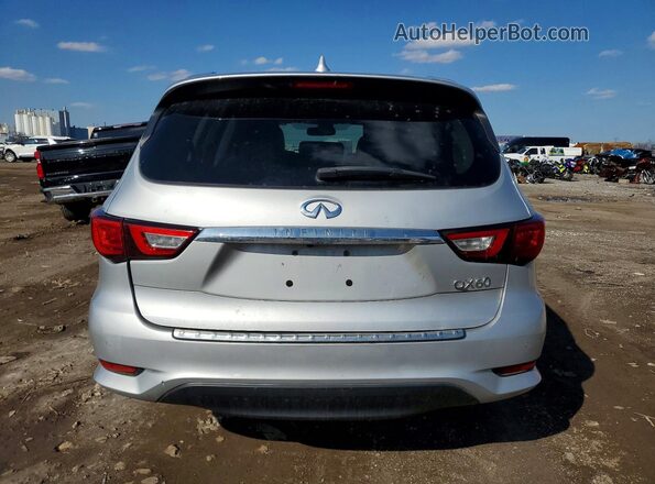 5N1DL0MMXHC521416 2017 INFINITI QX60 Silver Vista trasera